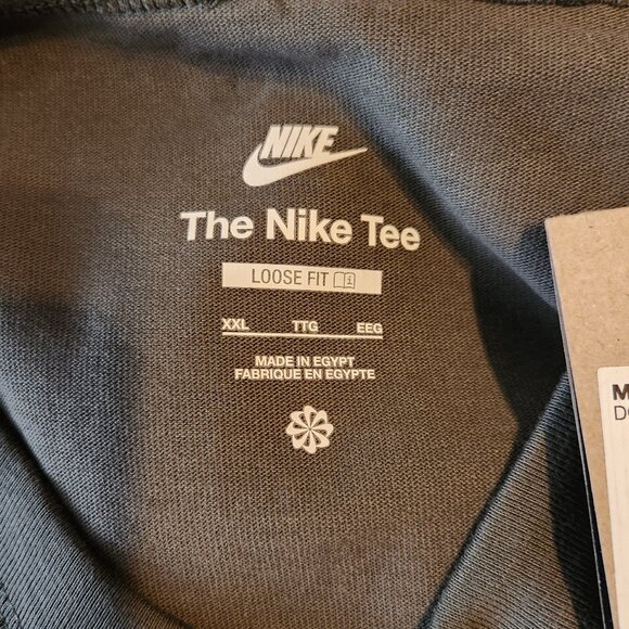 NIKE The Nike Tee Loose Fit Dark Green T-Shirt - XXL - NWT NEW - Picture 6 of 6